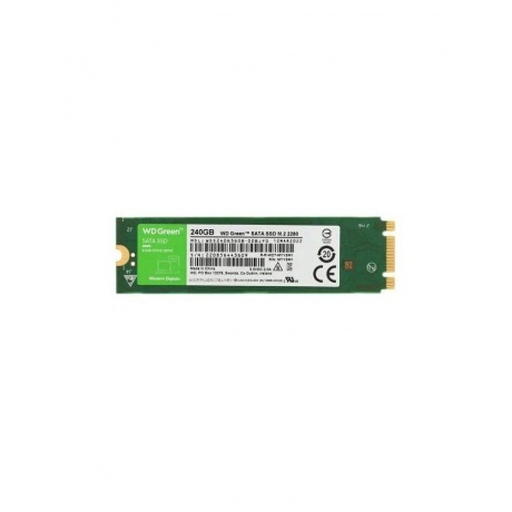 Накопитель SSD WD SATA2.5&quot; 240GB SLC GREEN (WDS240G3G0B) - фото 1