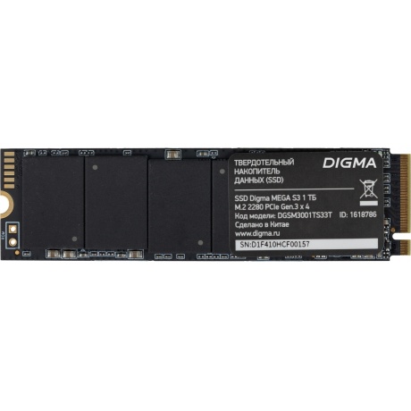 Накопитель SSD Digma 1Tb (DGSM3001TS33T) - фото 3
