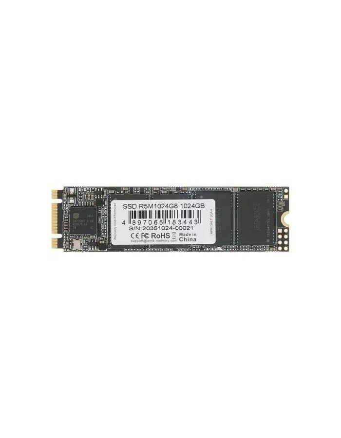 Накопитель SSD AMD 1Tb (R5M1024G8) системный блок raskat standart 200 amd a6 9500e 4 240gb radeon r5 noos черный 106472