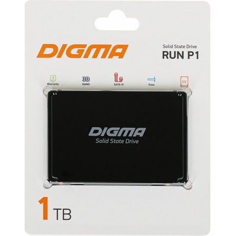 Накопитель SSD Digma 1Tb (DGSR2001TP13T) - фото 2