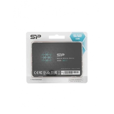 Накопитель SSD Silicon Power 512Gb (SP512GBSS3A55S25) - фото 1
