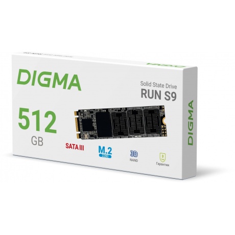 Накопитель SSD Digma 512Gb (DGSR1512GS93T) - фото 3