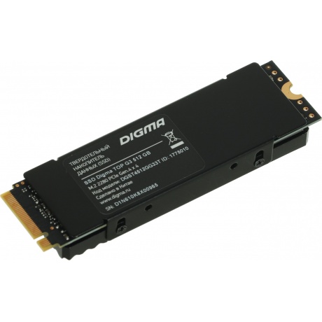 Накопитель SSD Digma 512Gb (DGST4512GG33T) - фото 2