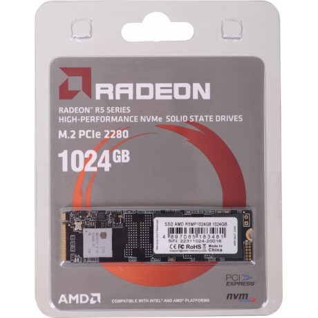 Накопитель SSD AMD 1Tb (R5MP1024G8) - фото 6