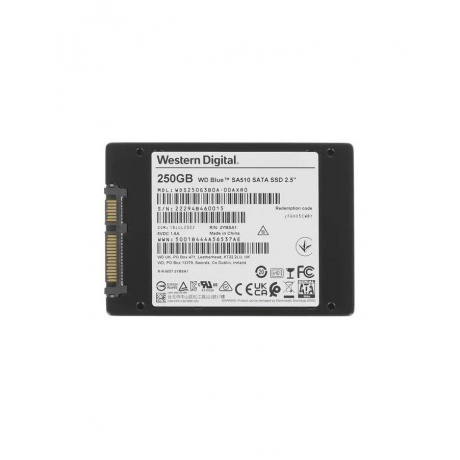 Накопитель SSD WD 250Gb SA510 (WDS250G3B0A) - фото 2