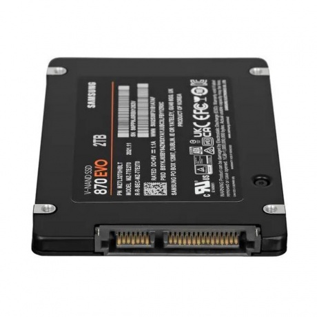 Накопитель SSD Samsung 870 EVO 2.0Tb Series (MZ-77E2T0B/EU) - фото 3