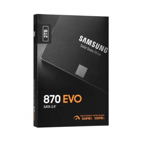 Накопитель SSD Samsung 870 EVO 2.0Tb Series (MZ-77E2T0B/EU) - фото 6