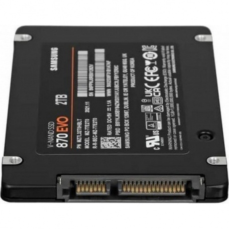 Накопитель SSD Samsung 870 EVO 2.0Tb Series (MZ-77E2T0B/EU) - фото 3