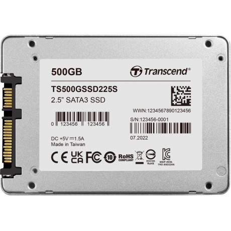 Накопитель SSD Transcend SSD225S 500Gb (TS500GSSD225S) - фото 4