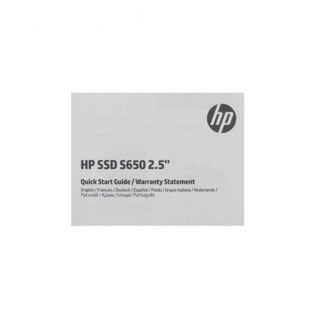 НакопительSSD HP 240Gb S650 Series (345M8AA) - фото 4