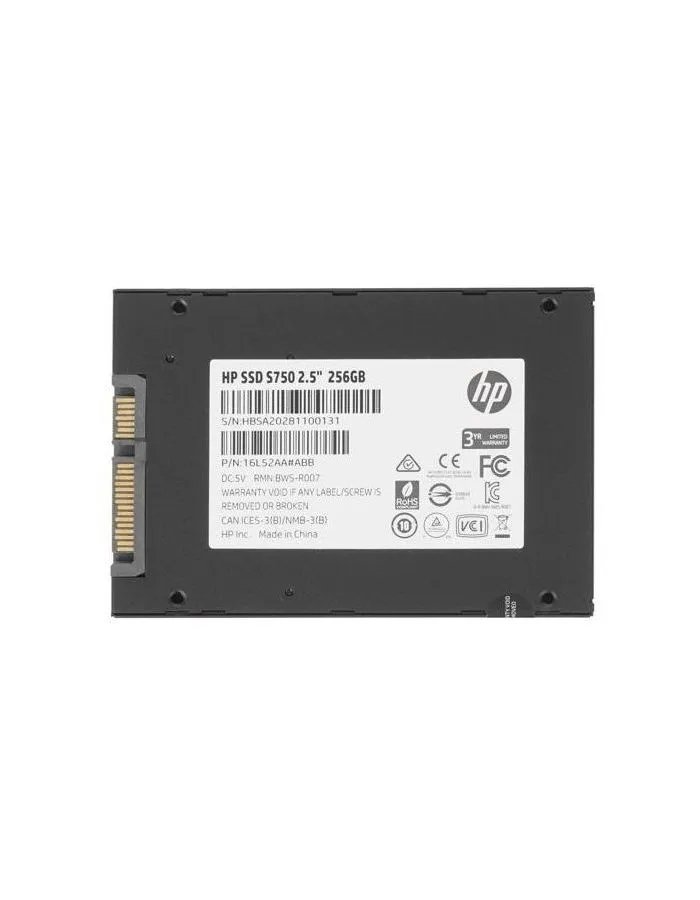 Накопитель SSD HP 256Gb S750 Series (16L52AA) - фото 2