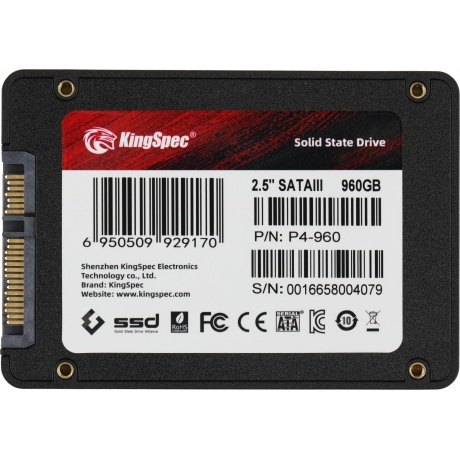 Накопитель SSD KingSpec 960Gb P4 Series (P4-960) - фото 7