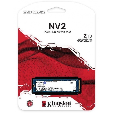 Накопитель SSD Kingston 2.0Tb NV2 Series (SNV2S/2000G) - фото 3