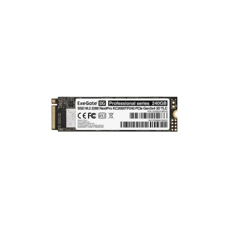 Накопитель SSD ExeGate KC2000MNextPro 240GB (EX282318RUS) - фото 1