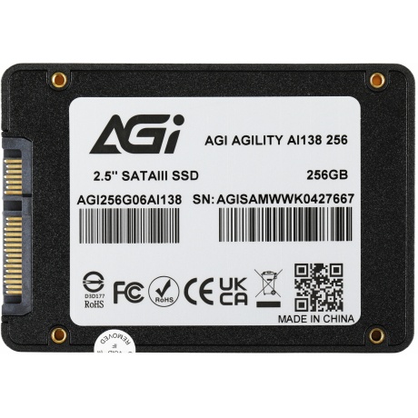Накопитель SSD AGI AI138 256GB (AGI256G06AI138) - фото 3