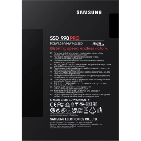 Накопитель SSD Samsung 1.0Tb 990 PRO (MZ-V9P1T0BW) - фото 6