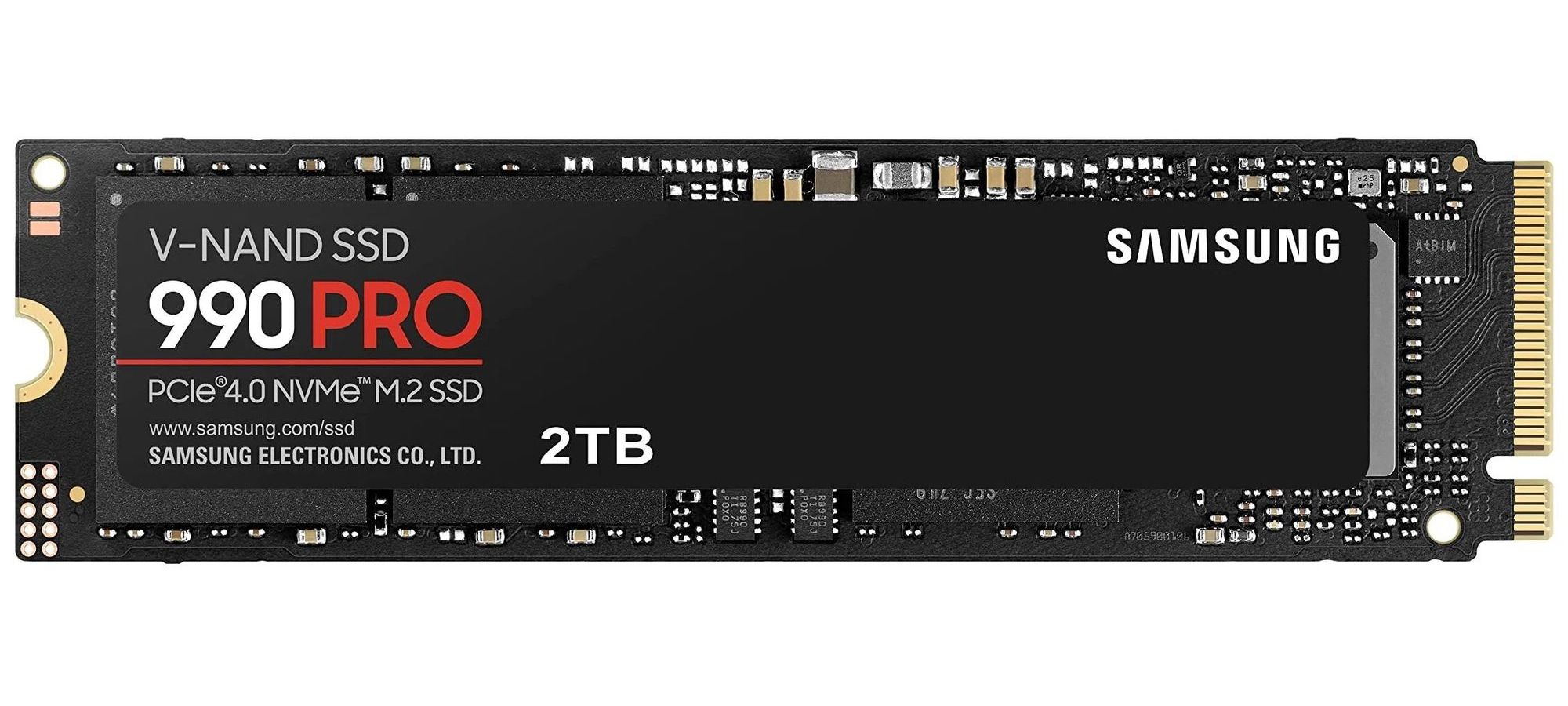 Накопитель SSD Samsung 2.0Tb 990 PRO (MZ-V9P2T0BW) твердотельный накопитель samsung 990 pro 2tb mz v9p2t0cw
