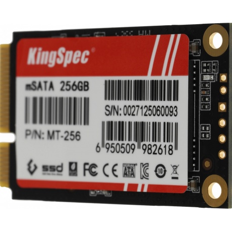 Накопитель SSD KingSpec 256Gb mSATA (MT-256) - фото 3