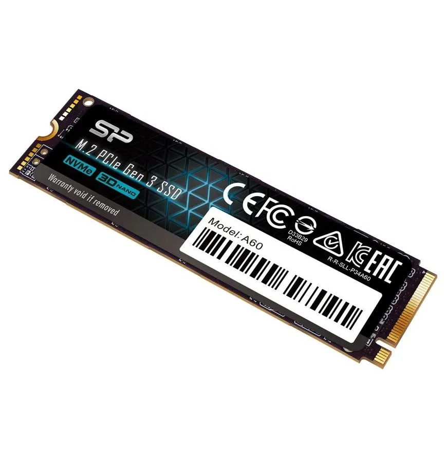 Накопитель SSD Silicon Power 2.0Tb A60 M.2 (SP002TBP34A60M28) - фото 2