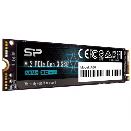 Накопитель SSD Silicon Power 2.0Tb A60 M.2 (SP002TBP34A60M28) - фото 3