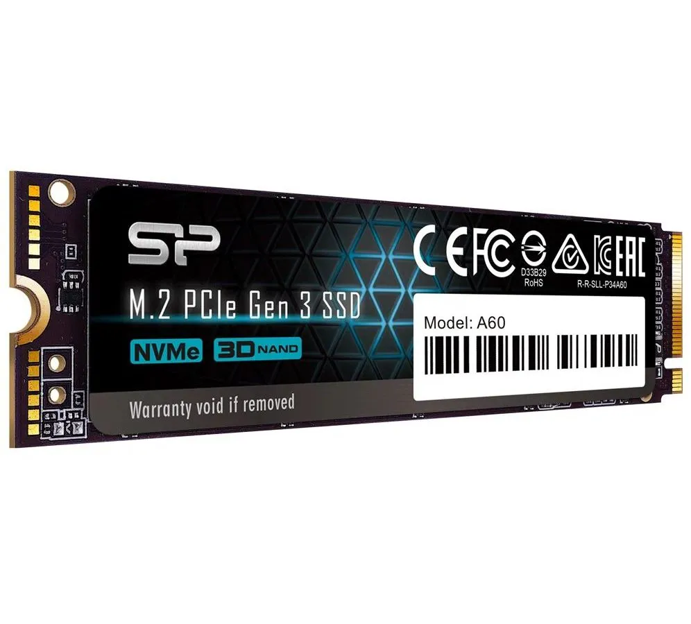 Накопитель SSD Silicon Power 2.0Tb A60 M.2 (SP002TBP34A60M28) - фото 3