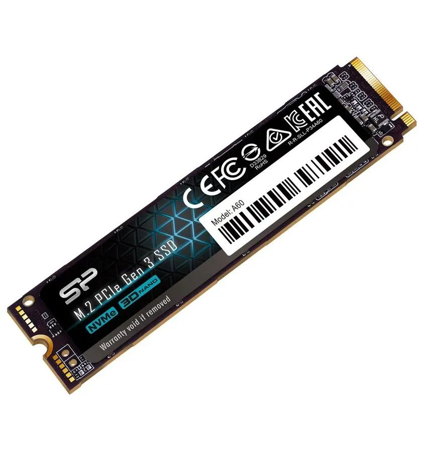 Накопитель SSD Silicon Power 2.0Tb A60 M.2 (SP002TBP34A60M28) - фото 4