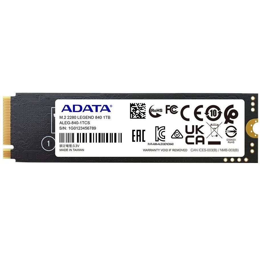 Накопитель SSD A-Data Legend 840 1Tb ALEG-840-1TCS