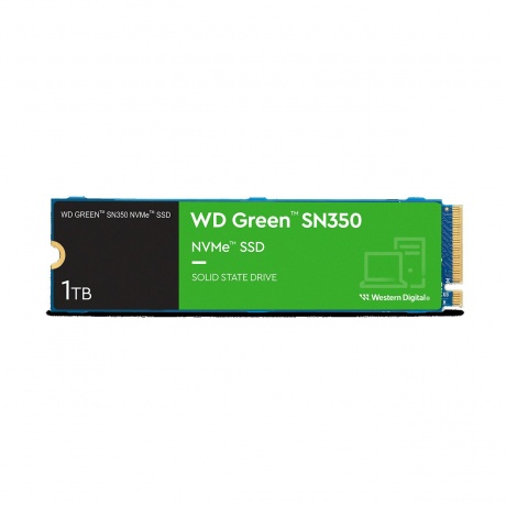 Накопитель SSD Western Digital SN350 NVMe 1Tb Green WDS100T3G0C - фото 2