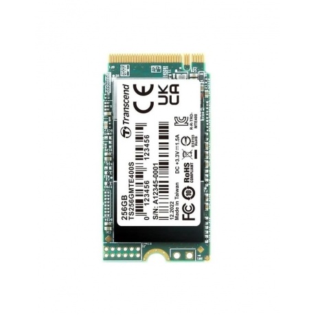 Накопитель SSD M.2 2242 Transcend 256GB MTE400S (TS256GMTE400S) - фото 1