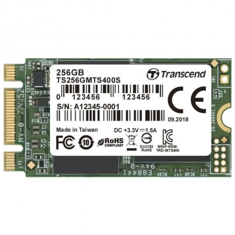 Накопитель SSD M.2 2242 Transcend 256GB MTE400S (TS256GMTE400S)