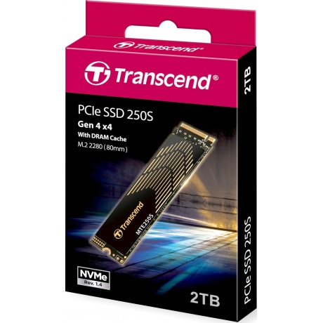 Накопитель SSD M.2 Transcend 2.0Tb MTE250S (TS2TMTE250S) - фото 4