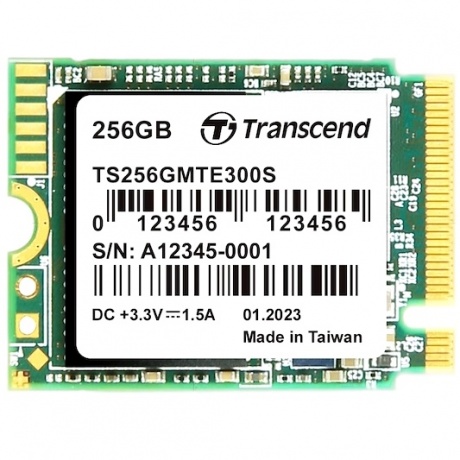 Накопитель SSD M.2 2230 Transcend 256GB MTE300S (TS256GMTE300S) - фото 1