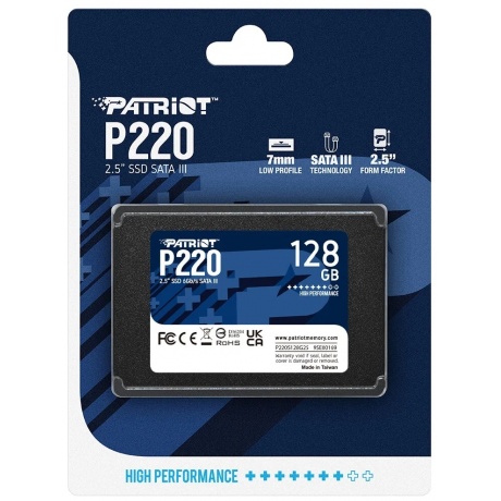 Накопитель SSD 2.5&quot; Patriot 128GB P220 (P220S128G25) - фото 3