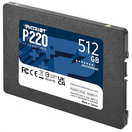 Накопитель SSD 2.5&quot; Patriot 512GB P220 (P220S512G25) - фото 2