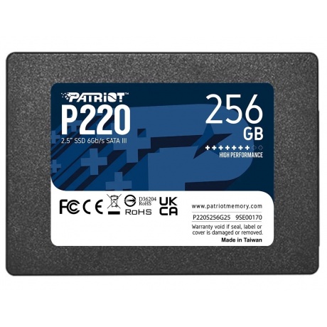 Накопитель SSD 2.5&quot; Patriot 256GB P220 (P220S256G25) - фото 1
