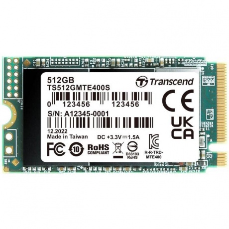Накопитель SSD M.2 2242 Transcend 512GB MTE400S (TS512GMTE400S)