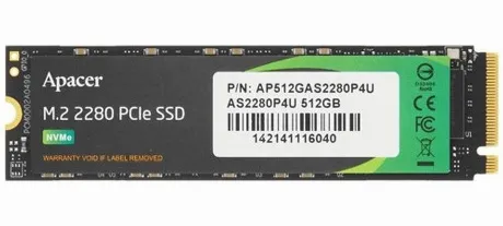 Накопитель SSD Apacer AS2280P4U 512Gb AP512GAS2280P4U-1)