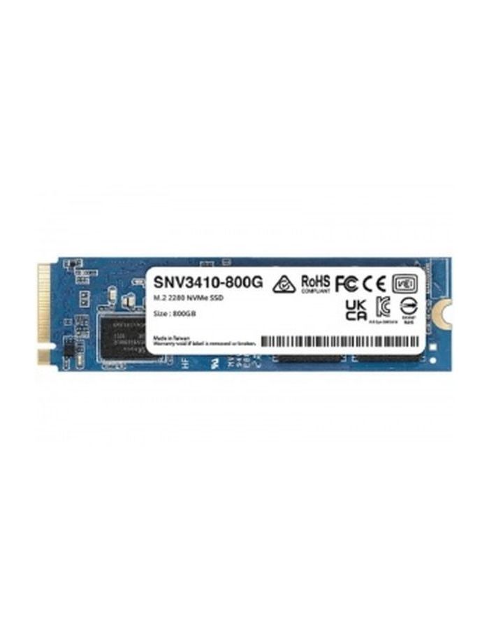 Накопитель SSD Synology M.2 2280 800GB (SNV3410-800G) схд настольное исполнение 5bay no hdd usb3 ds1522 synology