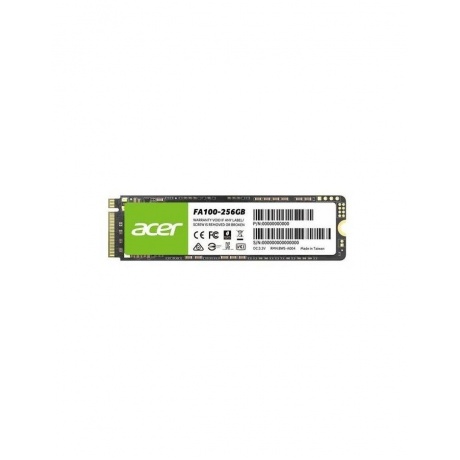 Накопитель SSD Acer M.2 2280 FA100 256GB PCIe Gen3 x4, NVMe (BL.9BWWA.118) - фото 1