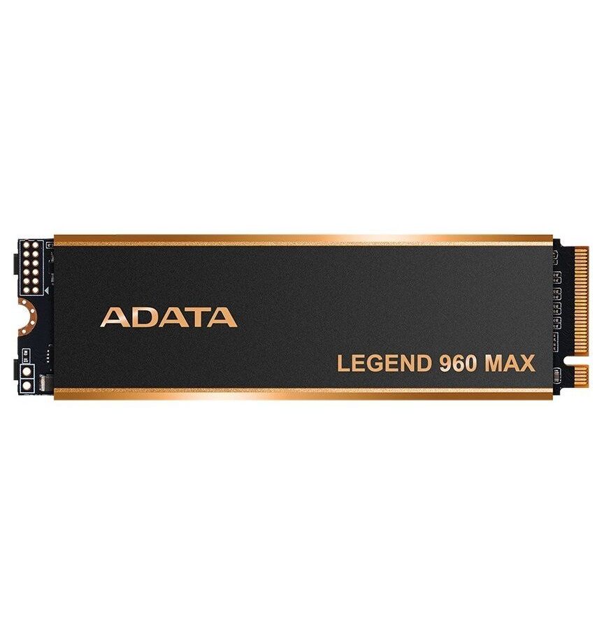 Накопитель SSD M.2 A-Data 1TB LEGEND 960 MAX PCIe 4.0 x4 3D NAND (ALEG-960M-1TCS) накопитель ssd m 2 a data 1tb legend 960 max pcie 4 0 x4 3d nand aleg 960m 1tcs