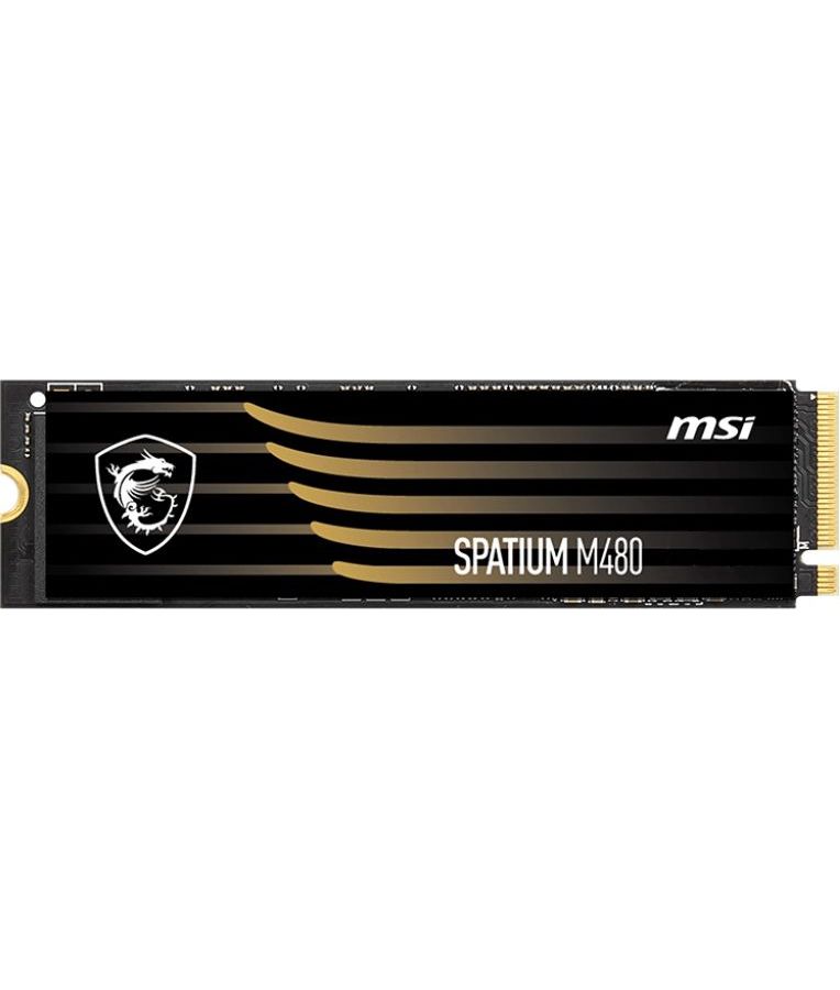 Накопитель SSD MSI Spatium M480 PCIe 4.0 NVMe M.2 1TB (SPATIUM M480 PCIe 4.0 NVMe M.2) - фото 1