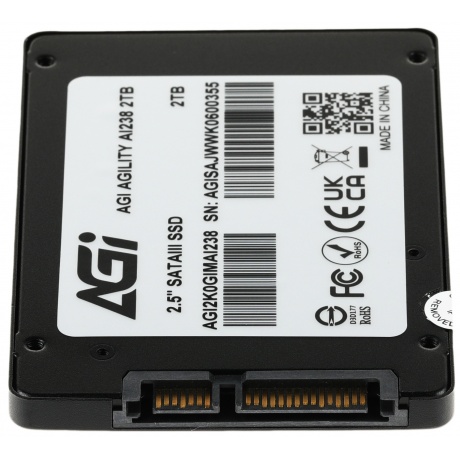 Накопитель SSD AGi SATA III 2Tb AGI2K0GIMAI238 2.5" - фото 4