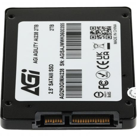 Накопитель SSD AGi SATA III 2Tb AGI2K0GIMAI238 2.5" - фото 9