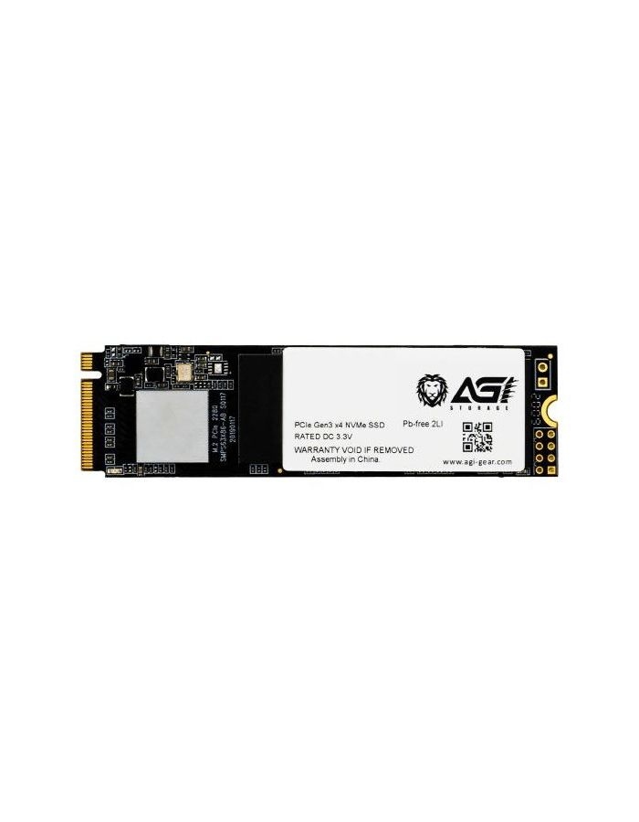 Накопитель SSD AGI 256Gb PCI-E NVMe M.2 AI198 (AGI256G16AI198) накопитель ssd agi ai218 256gb agi256gimai218