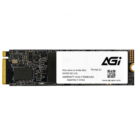 Накопитель SSD AGI 512Gb PCI-E NVMe M.2 AI198 (AGI512G44AI818) - фото 1