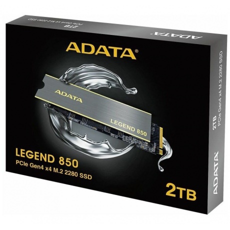 Накопитель SSD ADATA 2TB LEGEND 850 M.2 (ALEG-850-2TCS) - фото 9