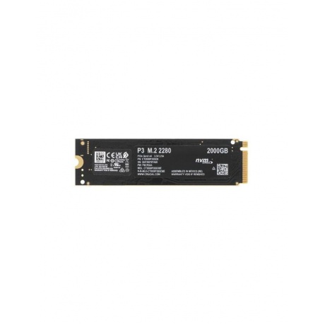 Накопитель SSD Crucial 2000GB P3 M.2 (CT2000P3SSD8) - фото 3