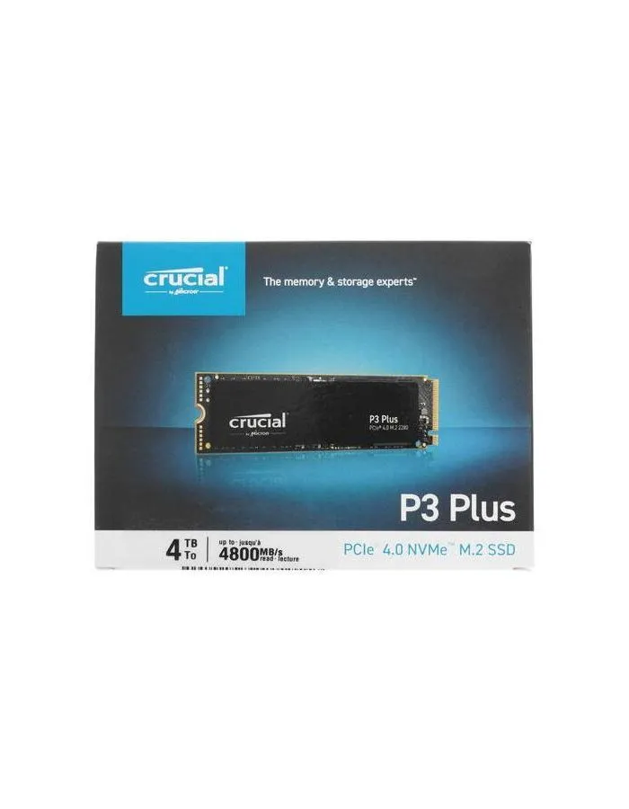 Накопитель SSD Crucial 4000GB  P3 M.2 (CT4000P3SSD8) - фото 4