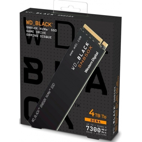 Накопитель SSD WD Black SN850X  4TB (WDS400T2X0E) - фото 2