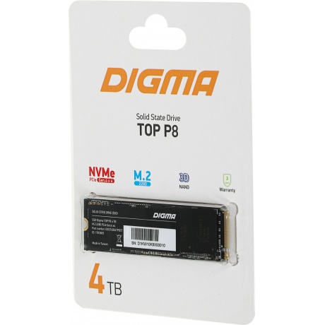 Накопитель SSD Digma 4Tb Top P8 M.2 2280 - фото 5